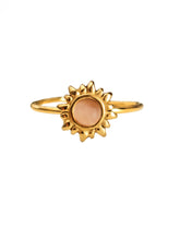 Halina Gold Sonnenring Creme verstellbar Lymaja